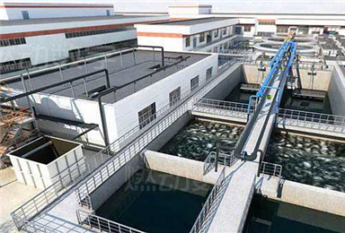 涂裝行業(yè)污水處理現(xiàn)場(chǎng)